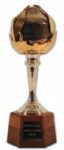 Jean Beliveaus 1955-56 Hart Memorial Trophy (14")