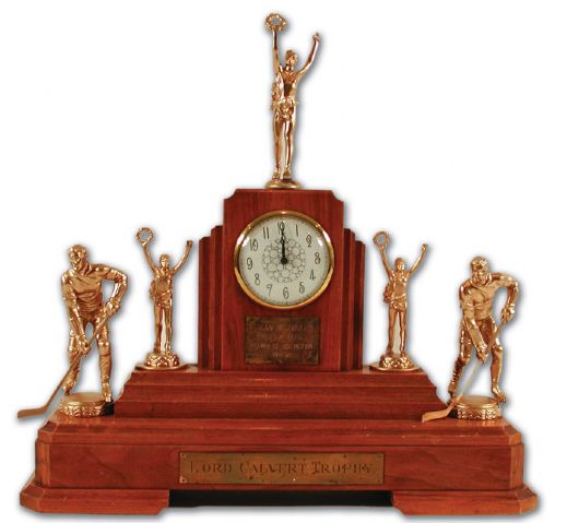 Jean Beliveaus 1951-52 Quebec Aces Lord Calvert Trophy