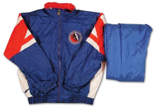 Jean Beliveaus Hockey Hall of Fame Sports Jacket & HOF Windbreaker