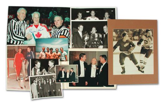 Jean Beliveau & Gordie Howe Photograph Collection of 11