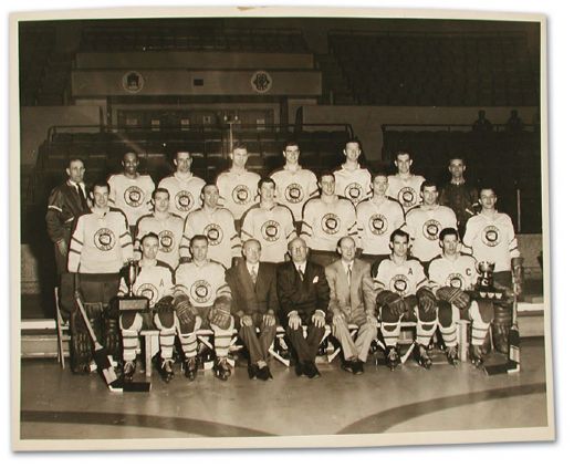 1951-52 Quebec Aces Team Photo (8" x 10")