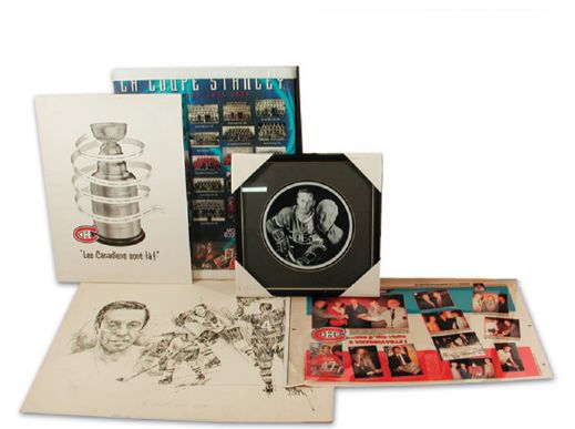 Huge Jean Beliveau Collection of Montreal Canadiens Memorabilia
