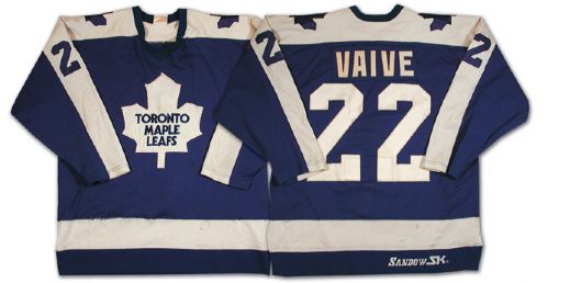 Rick Vaives Early 1980s Toronto Maple Leafs Game Worn Jersey