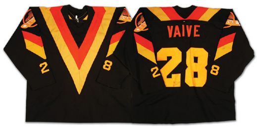Rick Vaives 1979-80 Vancouver Canucks Game Worn Rookie Jersey