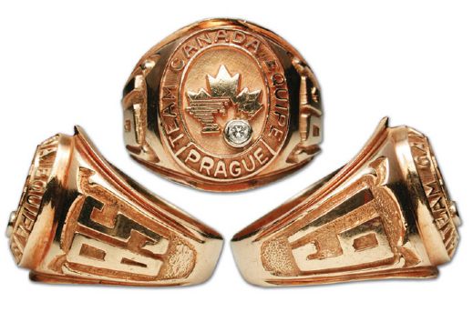 Rick Vaives 1985 World Hockey Championships Gold Ring