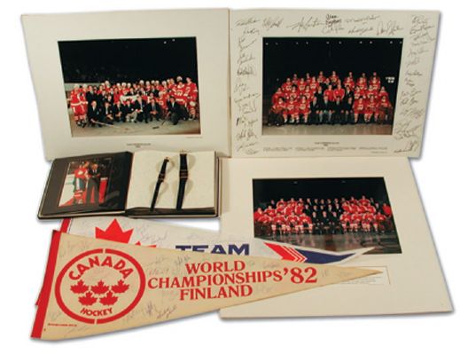 Rick Vaives Team Canada & World Championships Memorabilia
