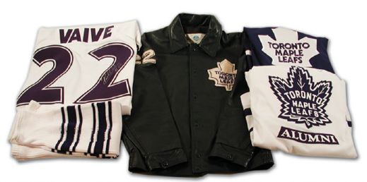 Rick Vaives Toronto Maple Leafs Memorabilia Collection