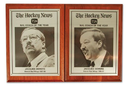 Jacques Demers Hockey News Coach of the Year Award Collection of 2
