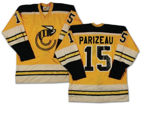 Michel Parizeaus 1978-79 WHA Cincinnati Stingers Game Worn Jersey