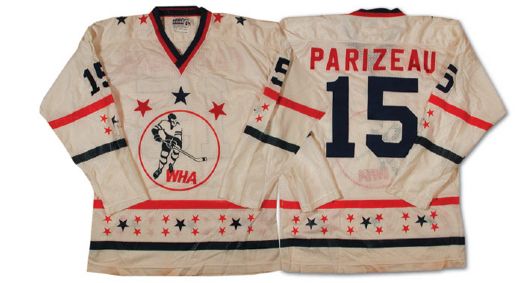 Michel Parizeaus 1973 WHA All-Star Game Worn Jersey