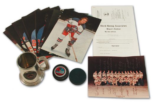 Bobby Guindons Winnipeg Jets Memorabilia Collection