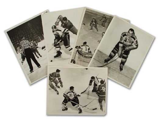 Boston Bruins Photograph Collection of 100+