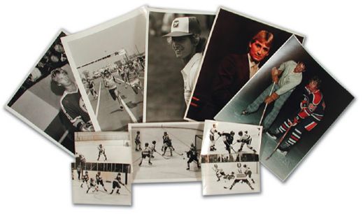 Brian McFarlanes Wayne Gretzky Photo & Publication Collection of 40+