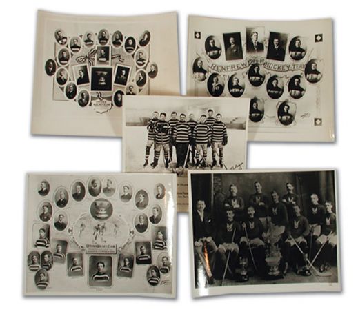 Remarkable Collection of Pre-War Hockey Team Photos