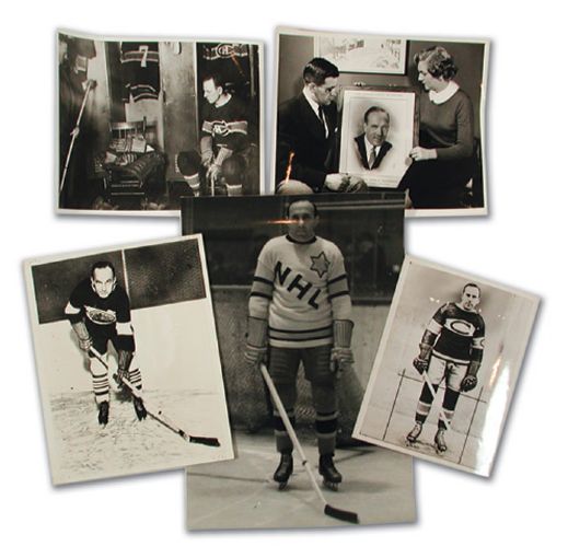Brian McFarlanes Howie Morenz Photograph Collection of 8