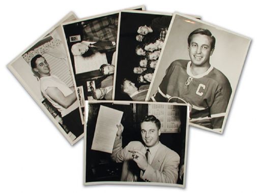 Brian McFarlanes Jean Beliveau Photo Collection of 18