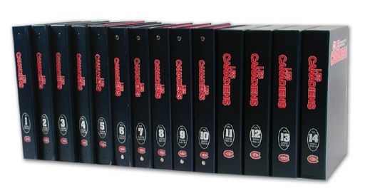 Complete 14-Year Run of "Les Canadiens" Magazines in Binders