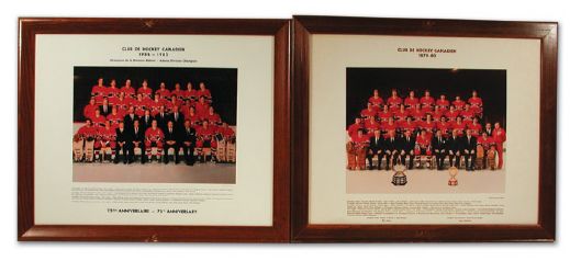 1980s Montreal Canadiens Official Team Photo Collection of 2