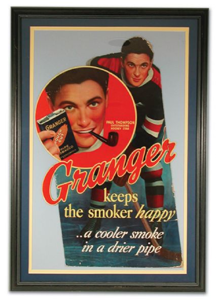 1930s Paul Thompson Advertising Display for Granger Pipe Tobacco