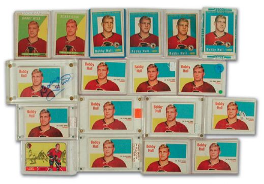 Bobby Hull Card Collection of 40