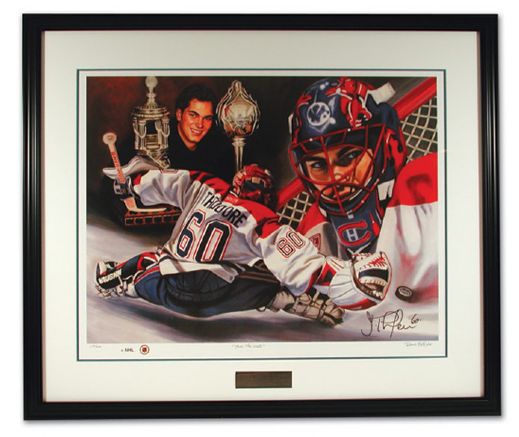 Jose Theodore Limited Edition Autographed Lithograph