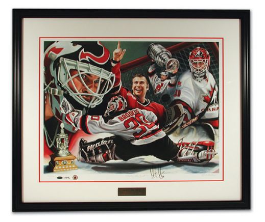 Martin Brodeur Limited Edition Autographed Lithograph