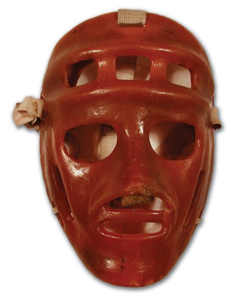 Scarce Circa 1960 Pro Style Fiberglass Goalie Mask