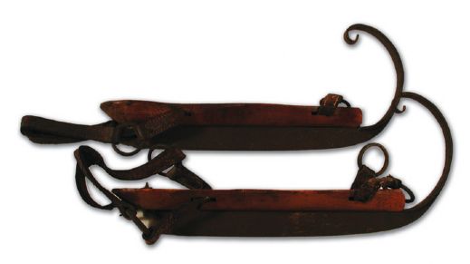 Circa 1860 Forged Steel Blades Ice Skates