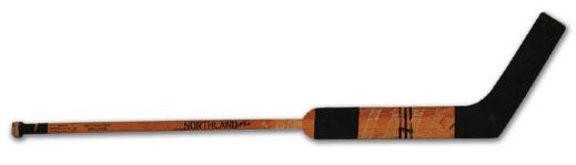 Circa 1963 Chicago Black Hawks Team Autographed Glenn Hall Game Used Stick