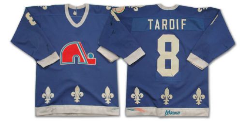 1982-83 Marc Tardif Quebec Nordiques Game Worn Jersey