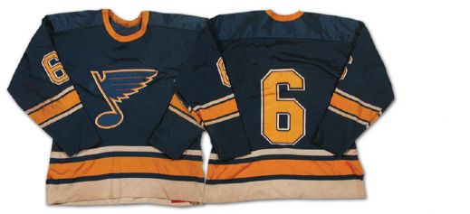 1970-71 St. Louis Blues Jim Roberts Game Worn Jersey