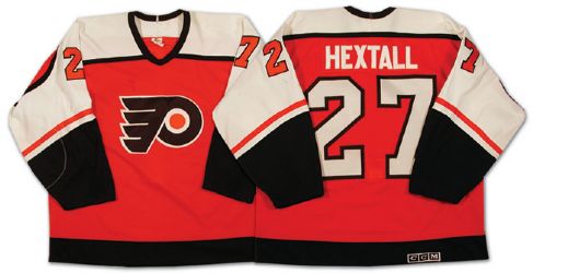 Ron Hextalls 1988-89 Philadelphia Flyers Game Worn Jersey