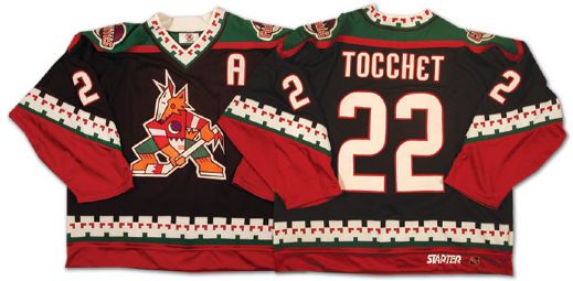 Rick Tocchets Late 1990s Phoenix Coyotes Game Issued Jersey