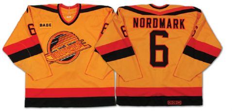 Robert Nordmarks 1988-89 Vancouver Canucks Game Worn Jersey