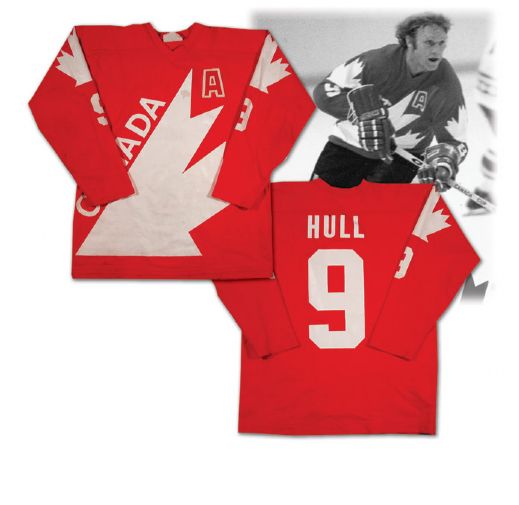 Bobby Hulls 1976 Canada Cup Game Worn Team Canada Jersey