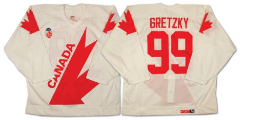 1991 Team Canada Wayne Gretzky Game Jersey