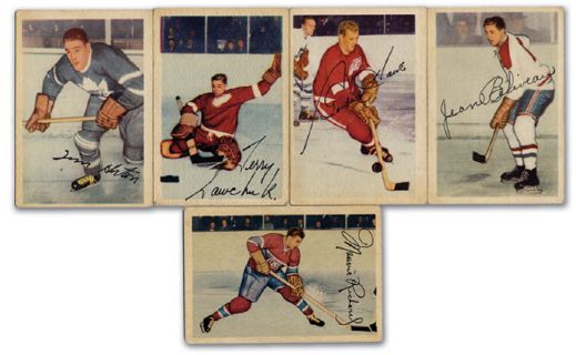 1953-54 Parkhurst Complete Card Set of 100