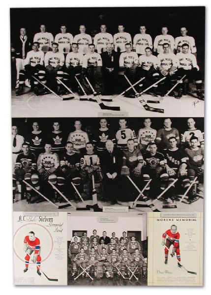 Howie Morenz Memorial Game Display from The Hockey Hall of Fame (30" x 43")