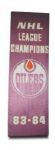 1983-84 NHL League Championship Banner