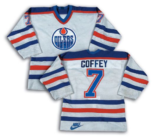 edmonton oilers game worn jersey
