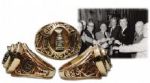 Gold Ring Presented to Jacques Plante to Commemorate 5 Consecutive Stanley Cup Championships