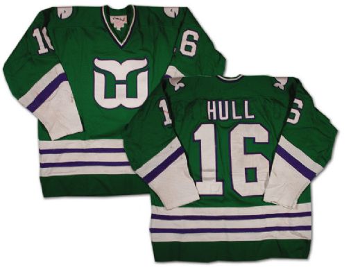 Bobby Hull 1979-80 Hartford Whalers Game Worn Jersey ADDENDUM
