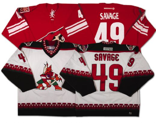 phoenix coyotes game worn jersey