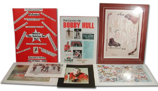Bobby Hull Lithograph and Poster Collection