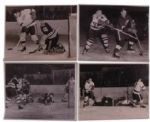1950’s Gordie Howe Action Photograph Collection of 8