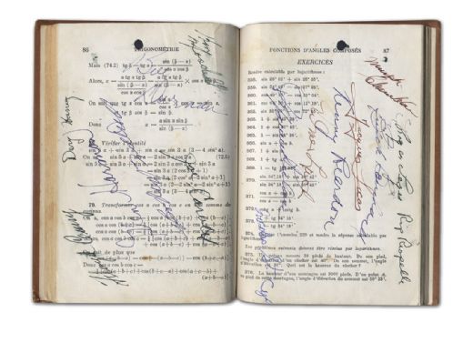 1947-48 Montreal Canadiens Team Signed Textbook