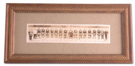 1930-31 Montreal Canadiens Framed Miniature Panoramic Team Photo
