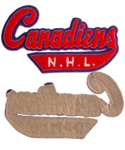 Vintage Montreal Canadiens Team Jacket Crest