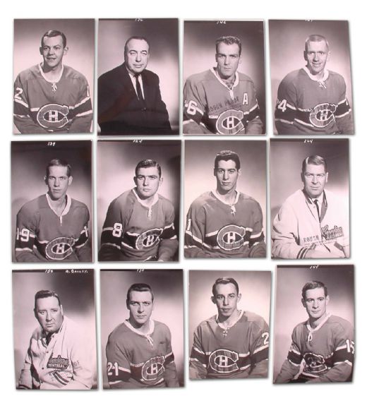 Exceptional 1960’s Canadiens David Bier Proof Photo & Negative Collection