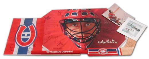 Montreal Canadiens Signed Memorabilia Collection of 5